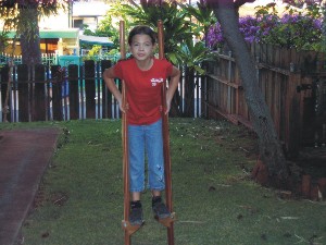 Traditional Wood Stilts Crafted by Hand