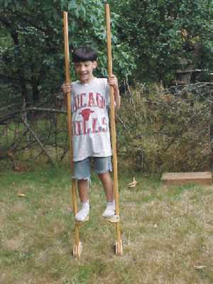 Traditional Wood Stilts Crafted by Hand